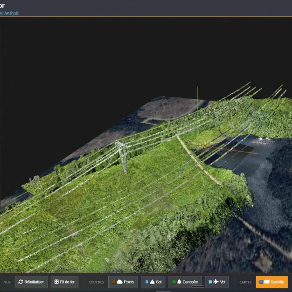 LiDAR par drone