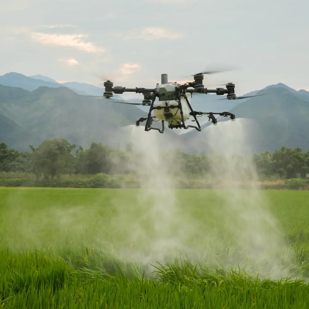 Epandage par drone